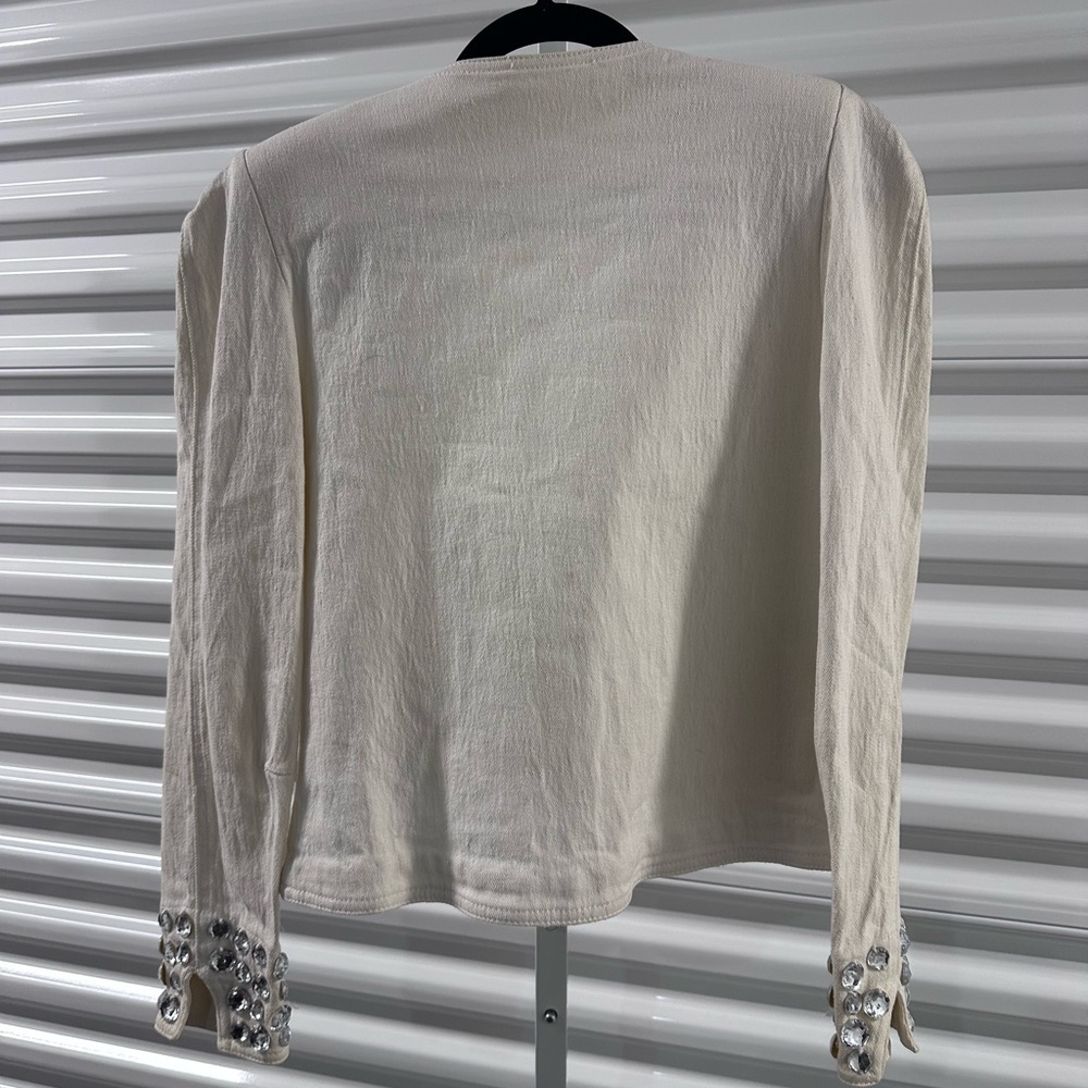 Studded Cream Jacket - Picture 2 of 6